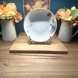 Vintage Fukagawa 1940s-1950s Oval Plate 