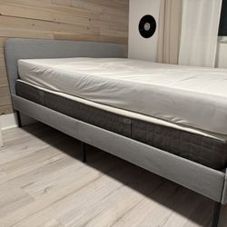 IKEA Light Gray Bed Frame