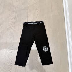 Chrome heart leggings