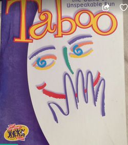 Taboo Board Game Family Fun Complete