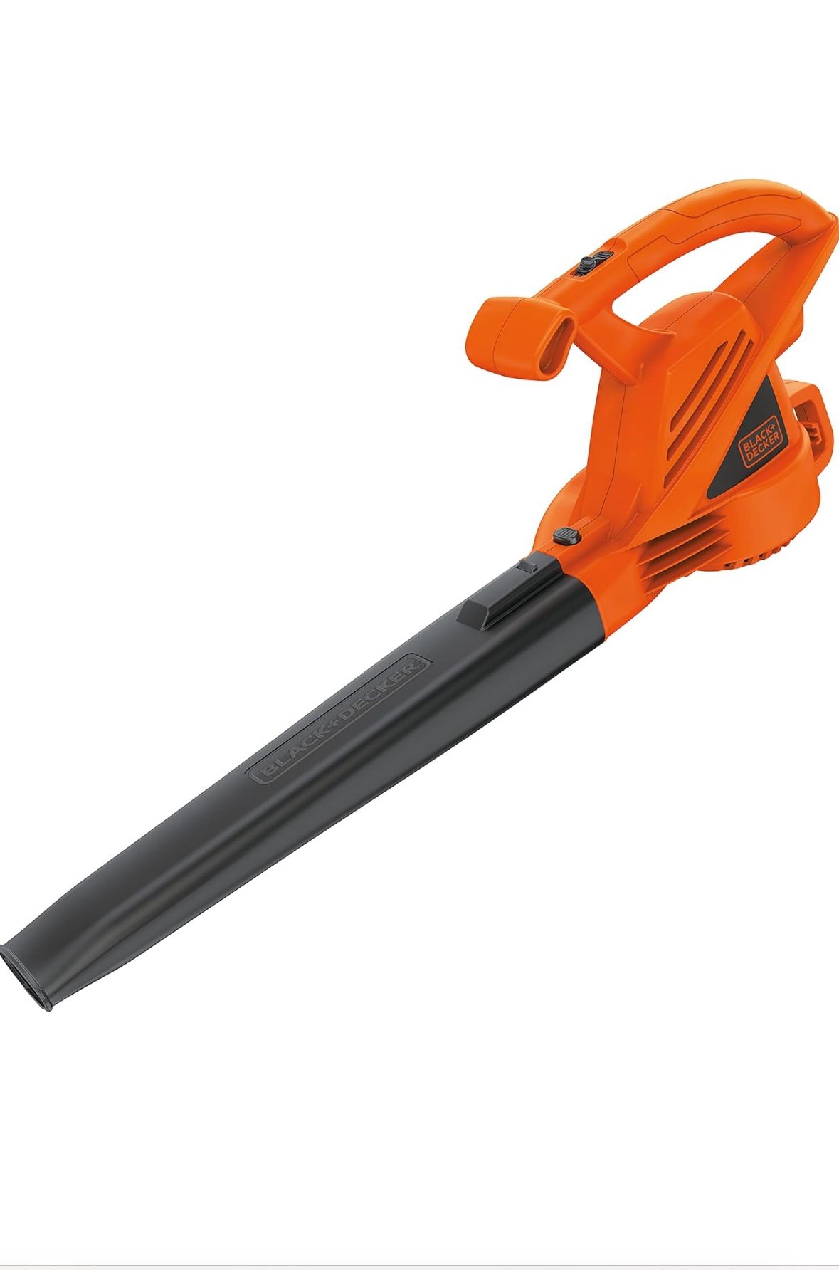 BLACK+DECKER Electric Leaf Blower, Handheld Blowers for Lawn Care, Lightweight, 180 MPH 180 CFM, 7-Amp, Corded