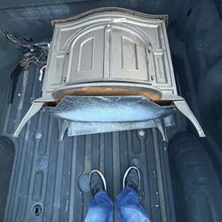 Cast Iron 1975 Wood Chimney Oven  Great Condition 