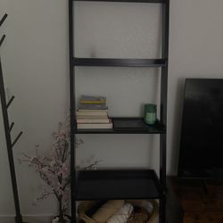 Black Wooden Book Shelf