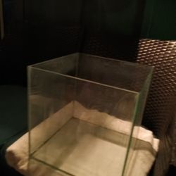 Cube tank...Aquarium cube tank..think 5 or 6 gal.