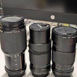 3 Lens  Vivitar 