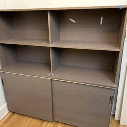 IKEA Galant Cabinet With Hutch
