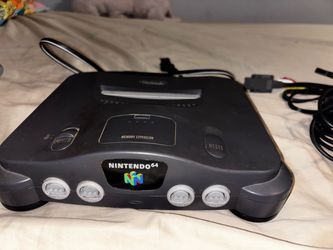 Nintendo 64 Console with Cables