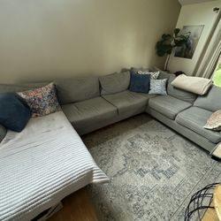 FREE U Shaped Sectional With Pull Out Bed