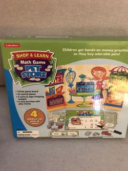 Lakeshore Pet Shop math game Shop & Learn -new