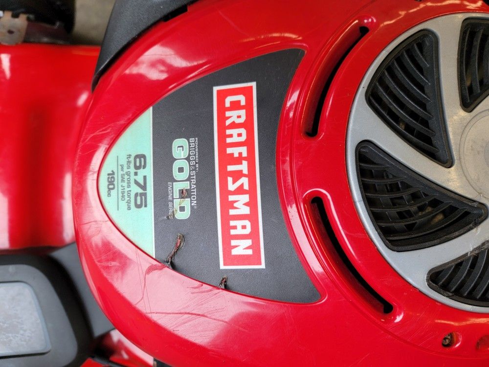 21 Craftsman Briggs&Stratton Gold Series 6.75hp 190cc Lawnmower 