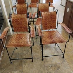 Leather Dining Chairs And Stools