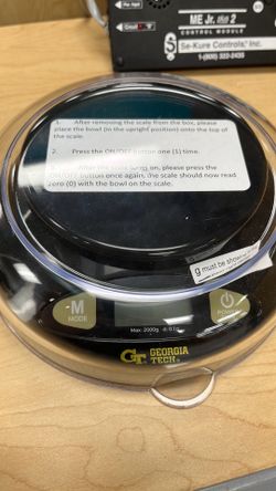 Georgia Tech digital scale