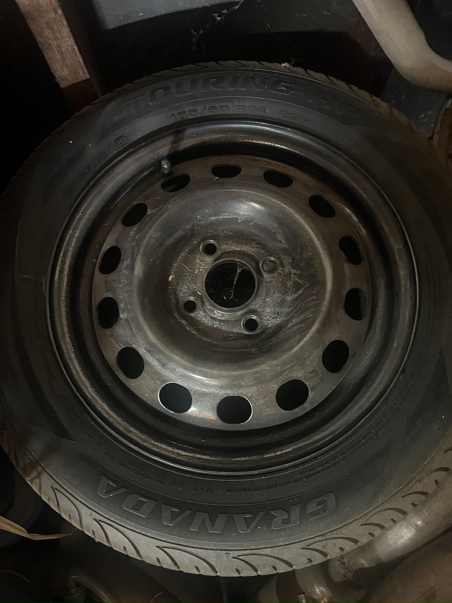 Selling Stock Rims For Honda 185/60/14s With Good Tires 