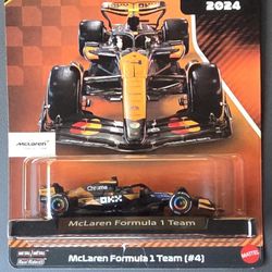 McLaren #4 - Formula 1 PREMIUM 2024 Hot Wheels
