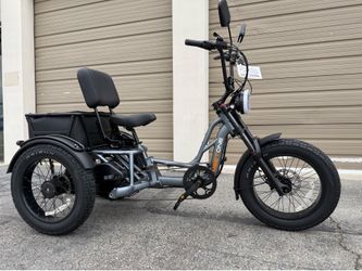 Brand New Meet One Tour Lite Electric Trike 750 Watts Dual Suspension Tricycle