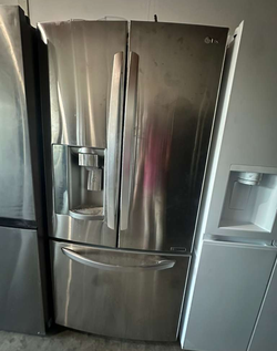 LG French Door Fridge – Stainless, Ice/Water Dispenser