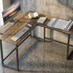 Brand New L Shape Office Desk, 55”x51” computer desk