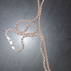 2 Pure Silver Chains And A St Jude Pendant That's Pure Silver Too