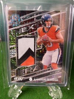 2024 Spectra Bo Nix Next Era /25 3 Color Patch Card
