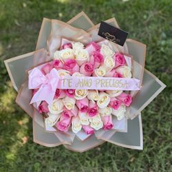 50 Roses Bouquet Arrangement