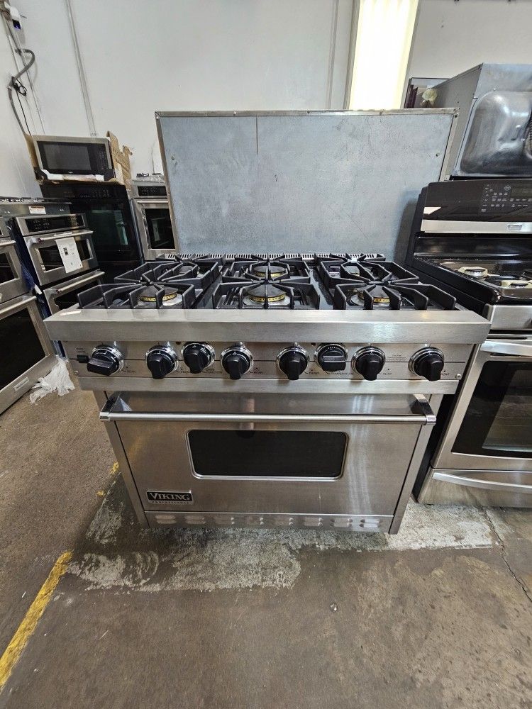 36" VIKING DUAL FUEL RANGE STAINLESS STEEL