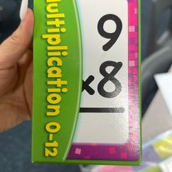 Brand New Multiplication Cards