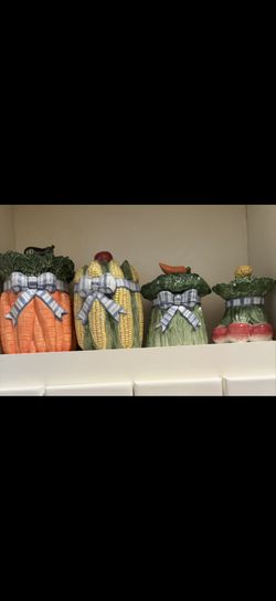 Fitz and Floyd Canisters