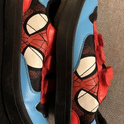 Disney Spider-Man Velcro Shoes Size 10