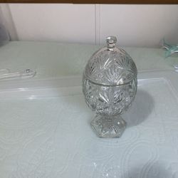 Crystal candy dish