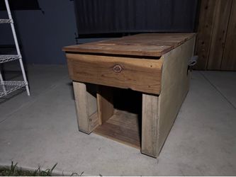 Corn Hole Redwood Patio Dog House