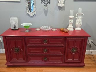 MCM Broyhill 9 drawer Lowboy Credenza