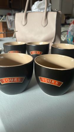 Vintage Bailey's Irish Cream Set of 5 for coffee drinks