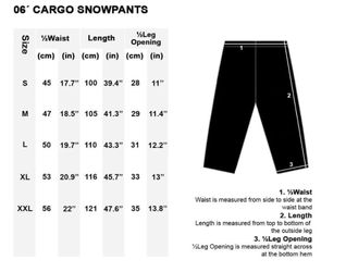 Harlaut 06' CARGO HI-TEX SNOWPANTS - BLACK (LARGE) for Sale in