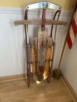 Vintage Snow Sled