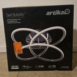 Swirl Butterfly Light LED Flush Mount