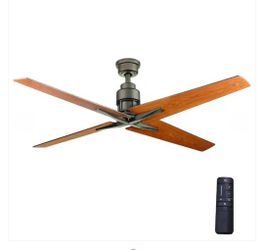 Virginia Highland 56 in. Indoor Espresso Bronze Ceiling Fan with Remote Control