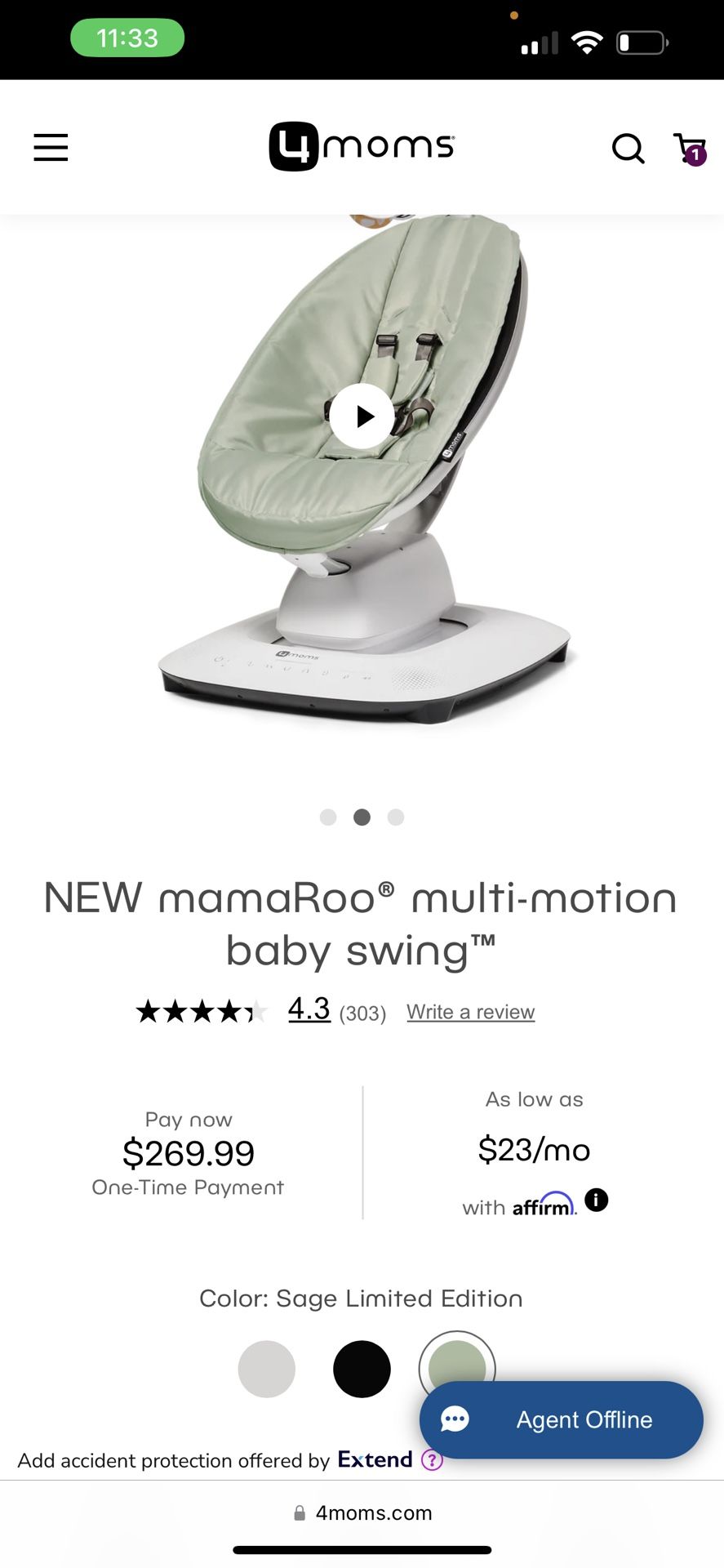 4 Moms Mamaroo 