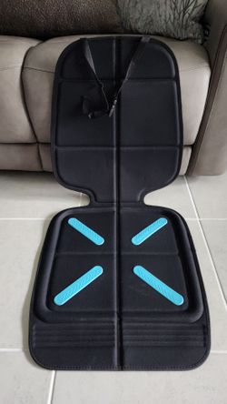 - Auto Car Seat Protector for Under Car Seats to Protect Leather and Cloth Upholstery - EUC - Easy to Clean - Anti Slip Design - Black
