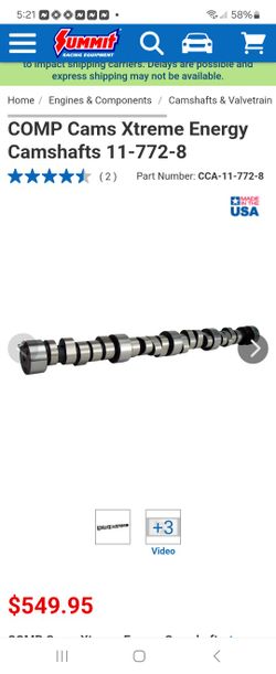 Comp Cam P# 11-772-8 Solid Roller