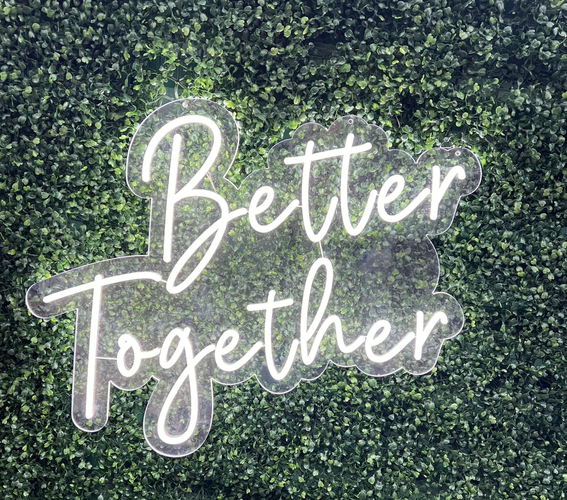 Better Together Neon Sign
