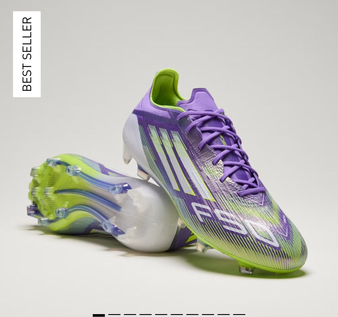 Adidas F50 Elite soccer cleats - purple and white #soccercleats