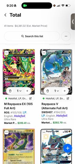 Pokemon card lot