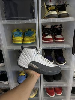 Jordan 12 Dark Grey White