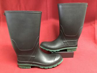 Women’s Sz 11 Black Winter Snow Rain Boots Shoes Warm Rubber Made in USA