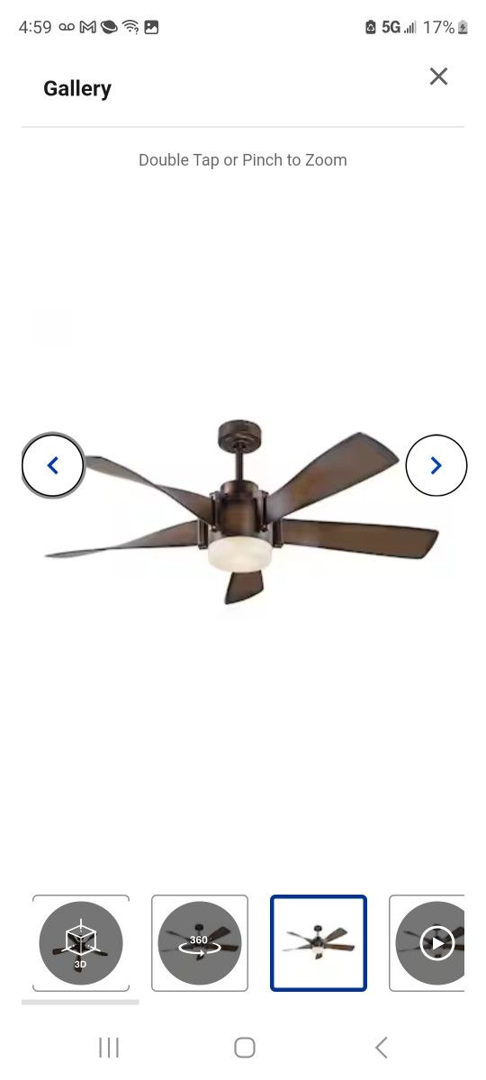 Kichler 52-in Mediterranean Walnut LED Indoor Ceiling Fan with Light Remote (5-Blade