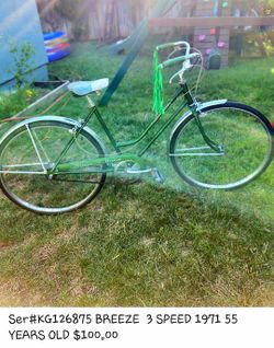 Restored vintage Schwinn Bikes