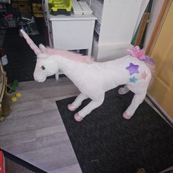 Melissa & Doug Giant Unicorn - Lifelike Plush Stuffed Animal