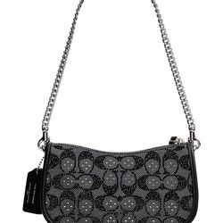 Coach Swinger 20 In Black Crystal 