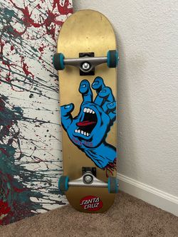 Santa Cruz Gold Skateboard