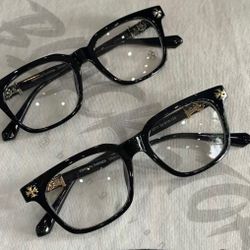 Chrome Heart Glasses Bundle With 2 Pairs Silver/Gold